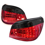 Spec-D Tuning Bmw E60 5 Series Led Tail Lights Smoke; 2004-2009