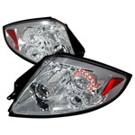 Spec-D Tuning Mitsubishi Eclipse Led Tail Lights Chrome; 2006-2008