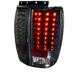 Spec-D Tuning Ford Expedition Led Tail Lights Smoke; 1997-2002