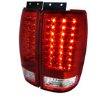 Spec-D Tuning Ford Expedition Led Tail Lights Red