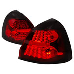 Spec-D Tuning Pontiac Grand Prix Led Tail Lights Red; 2004-2007