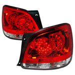 Spec-D Tuning Lexus Gs300 Led Tail Lights Red; 1998-2005