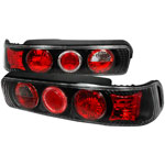 Spec-D Tuning Acura Integra Altezza Tail Lights Black; 1990-1993