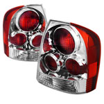 Spec-D Tuning Mazda Protege Euro Tailights Chroms Housing; 1999-2003