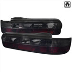 Spec-D Tuning Nissan 240sx Tail Lights Red Smoke; 1989-1994