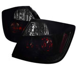 Spec-D Tuning Scion Tc Euro Tail Lights Glossy Black Housing With Smoke Lens; 2005-2010