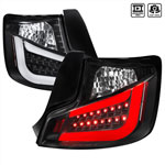 SPEC-D Tuning Scion tC LED Tail Lights All Black Housing With Clear Lens