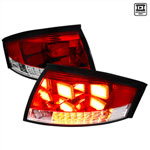 Spec-D Tuning Audi Tt Led Tail Lights V2 Red Clear