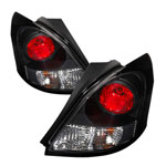 Spec-D Toyota Yaris 3dr Taillights Black (Lt-Yar063jm-Tm); 2006-2007