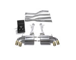 ARMYTRIX Stainless Steel Valvetronic Exhaust System Lexus LC500 5.0L V8 with Quad Gold Tips