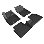 3D Maxpider 21-22 Ford Bronco Sport Kagu 1st 2nd Row - Floor Mat Set (Black); 2021-2024