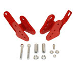 SPOHN Rear Lower Control Arm Relocation Brackets - Bolt In or Weld In - Ford Mustang V8