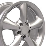 OE Wheels 17 Replica Wheel MB01 Mercedes Benz C Class Rim 17x7.5 Silver Wheel CLK320 1998-2003; 1998-2003