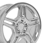 OE Wheels 18 Replica Wheel MB02 Mercedes Benz C Class Rim 18x9 Chrome Wheel Mercedes-Benz E500 2003-2006; 2003-2006