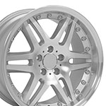 OE Wheels 18 Replica Wheel MB09 Mercedes Benz C Class Rim 18x8.5 Silver Wheel Mercedes-Benz CLK320 1998-2003