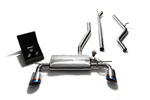 ARMYTRIX Stainless Steel Valvetronic Catback Exhaust System Mercedes-Benz W176/A250 with Dual Blue Coated Tips