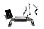 ARMYTRIX Stainless Steel Valvetronic Catback Exhaust System Mercedes-Benz W176/A250 with Dual Chrome Silver Tips