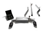 ARMYTRIX Stainless Steel Valvetronic Catback Exhaust System Mercedes-Benz W176/A250 with Dual Matte Black Tips