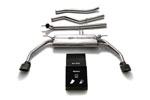 ARMYTRIX Stainless Steel Valvetronic Catback Exhaust System Mercedes-Benz C117/CLA250/ 2WD with Dual Matte Black Tips