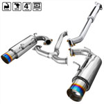 SPEC-D Tuning Scion FR-S Catback Exhaust Dual Burnt Tip; 2012-2012