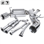 SPEC-D Tuning Nissan 350Z Catback Exhaust; 2003-2008