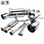 SPEC-D Tuning Nissan 350Z Burnt Tip Catback Exhaust; 2003-2009