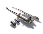 ARMYTRIX Stainless Steel Valvetronic Catback Exhaust System Mini Cooper S R56 / R57 / R58 / R59 with Dual Blue Tips