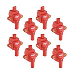 MSD Coil Ford Godzilla 7.3L 8-Pack Red; 2020-2023