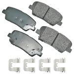 AKEBONO BRAKE CORPORATION Brake Pad Rear Hyundai Santa Fe 10-16