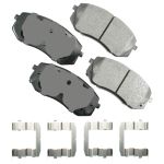 AKEBONO BRAKE CORPORATION Brake Pad Front Hyundai Sonata Tuco 10-15 Kia; 2010-2015