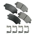 AKEBONO BRAKE CORPORATION Brake Pad Front Hyundai Azera 12-16 Santa Fe; 2012-2016