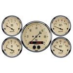 AutoMeter Antique Beige Gauge Kit w/GPS Speedo