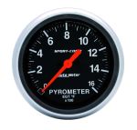 AutoMeter 2-5/8in S/C EGT Pyrometer Kit 0-1600