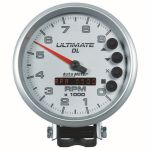 AutoMeter 5in Ultimate DL Tach 9000 RPM Silver