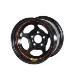 BASSETT Wheel 15x8 5x5 3in Armor Edge Black