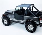 BESTOP 76-86 Jeep CJ7 Charcoal Traditional Bikini