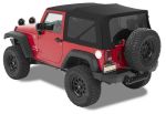 BESTOP Supertop NX Black Twill 07-16 Wrangler JK 2 Door