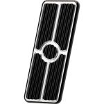 BILLET SPECIALTIES 67-69 Camaro Gas Pedal Pad Black; 1967-1969