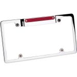 BILLET SPECIALTIES License Frame w/3rd Brake Light Polished