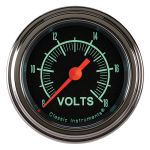 CLASSIC INSTRUMENTS G/Stock Volt Gauge 2-1/8 Full Sweep