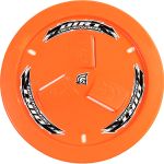 DIRT DEFENDER RACING PRODUCTS Wheel Cover Orange Vented