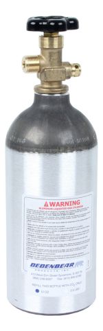 DEDENBEAR 2.5lb. CO2 Bottle w/Valve