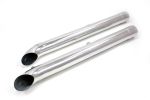 DOUGS HEADERS Side Pipes - Silver (Pair)