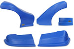 DOMINATOR RACING PRODUCTS Dominator Late Model Nose Kit Blue