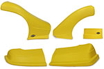 DOMINATOR RACE PRODUCTS Dominator Late Model Nose Kit Yellow