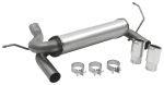 DYNOMAX SS Axle Back Exhaust 07-18 Wrangler 3.6/3.8L; 2007-2018