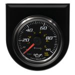 EQUUS 2.0 Dia Oil Pressure Gauge Black 0-100psi