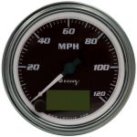 EQUUS 3-3/8 Dia Speedometer 0-120 MPH Chrome Elec