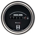 EQUUS 2.0 Dia Hourmeter Gauge Chrome