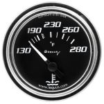 EQUUS 2.0 Dia Water Temp Gauge Chrome 130-280